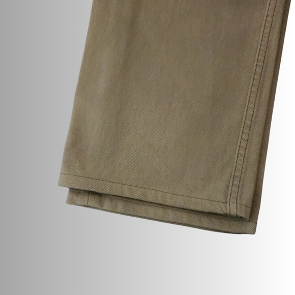 Vintage x 90s “made in USA” 501 Levi Red Tab Tan Jean - Picture 7 of 10